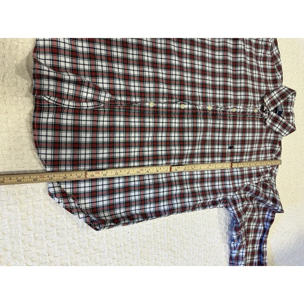 Polo Ralph Lauren‎ Men's Shirt Medium Plaid Button Down Long Sleeve 100% Cotton